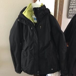 Black Columbia winter jacket